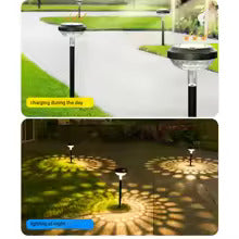 SolarGlow RGB Gartenlicht mit Musterprojektion